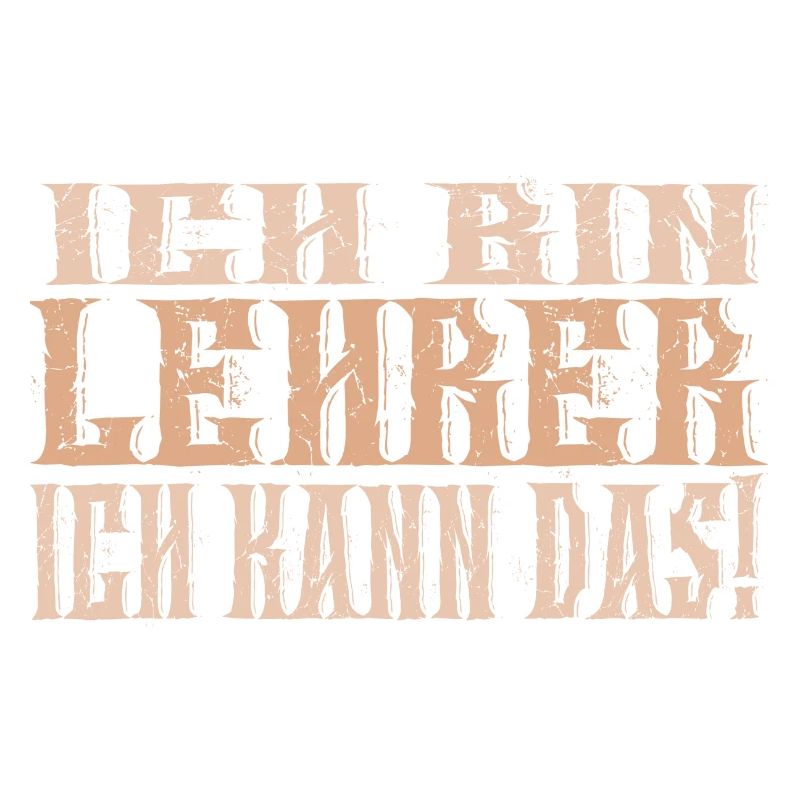 Ich bin Lehrer