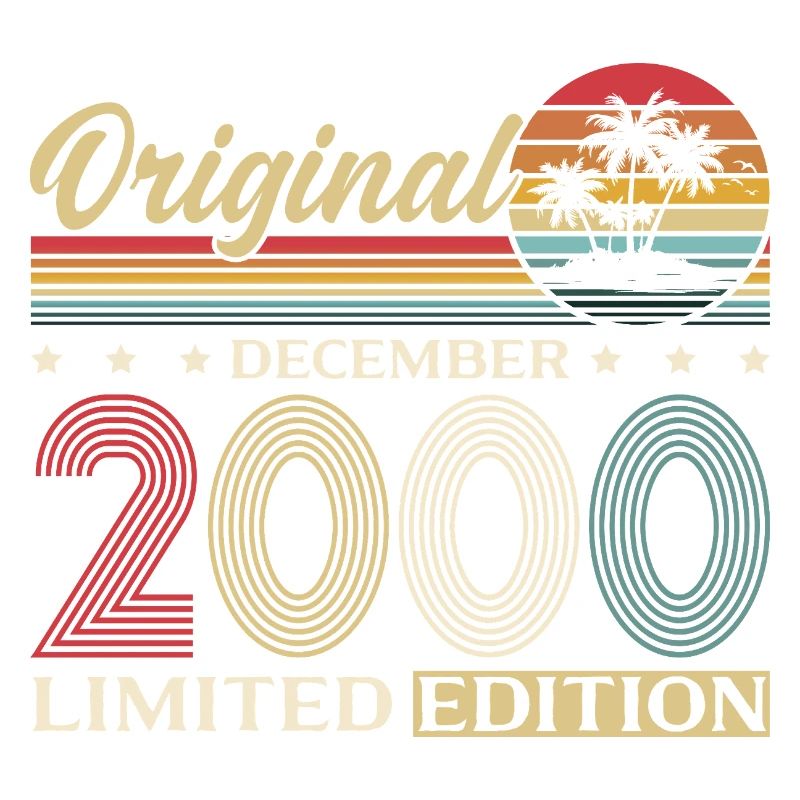 25e anniversaire Original Décembre Année 2000