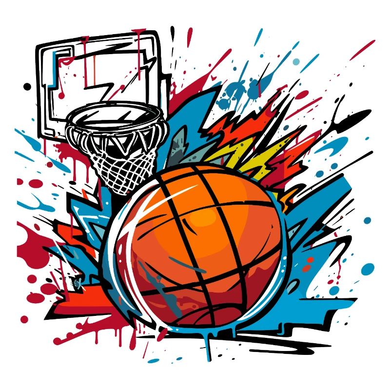 Graffiti de basket-ball