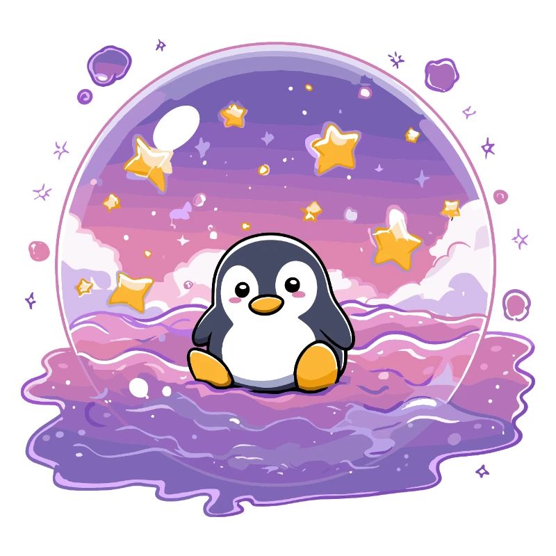 Pinguin im Sternensiegel