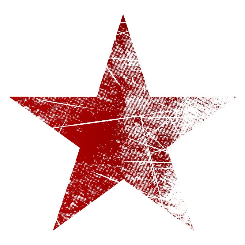 Étoile rouge utilisée Look communiste de l’Union soviétique