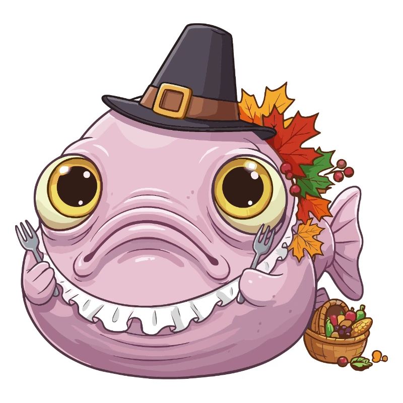 Lustiger Blobfisch - Herbst und Erntedank