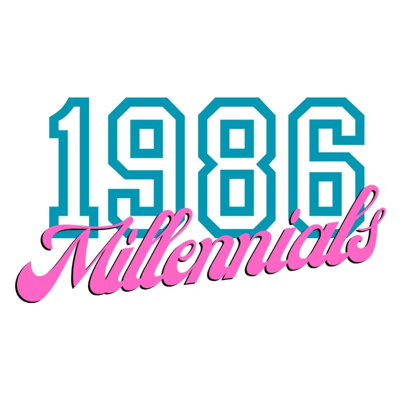 1986 Millennials Rétro Numérique Design