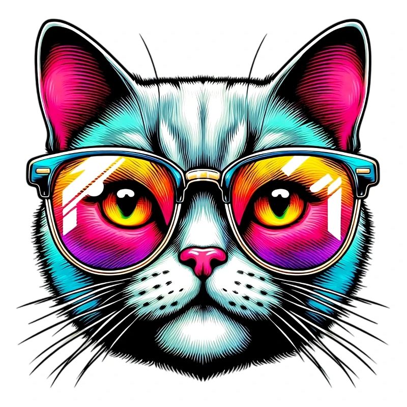 Kater mit Sonnenbrille