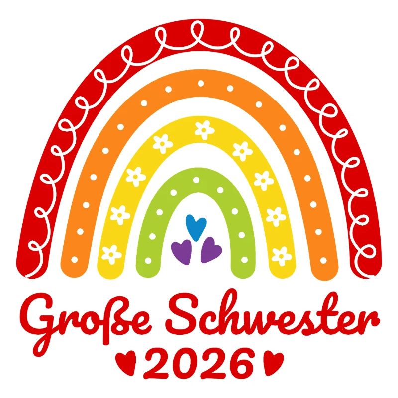 Große Schwester 2026 Regenbogen
