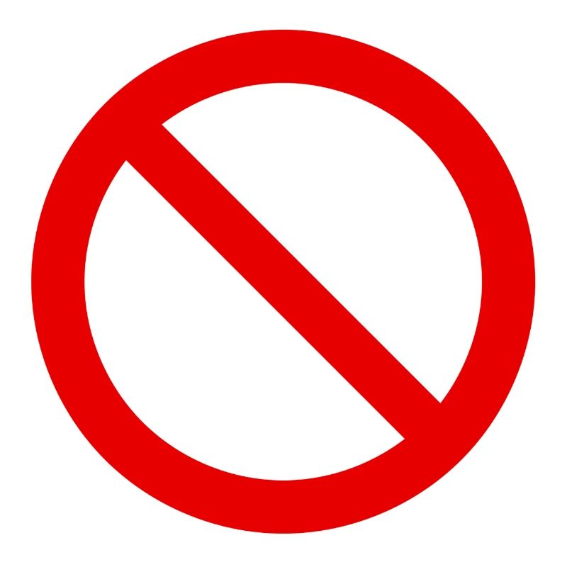 Red Forbidden Symbol Pattern