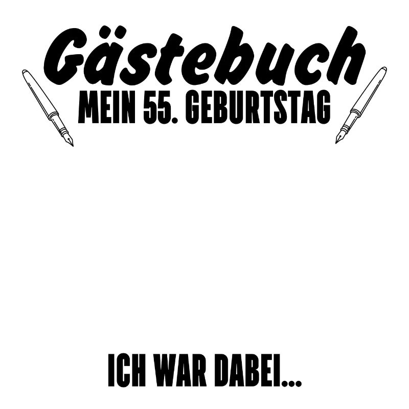 Gästebuch Mein 55. Geburtstag