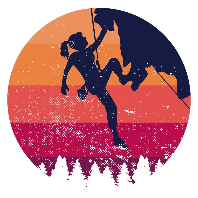 Klettern bergsteigen Kletterin frau geschenk