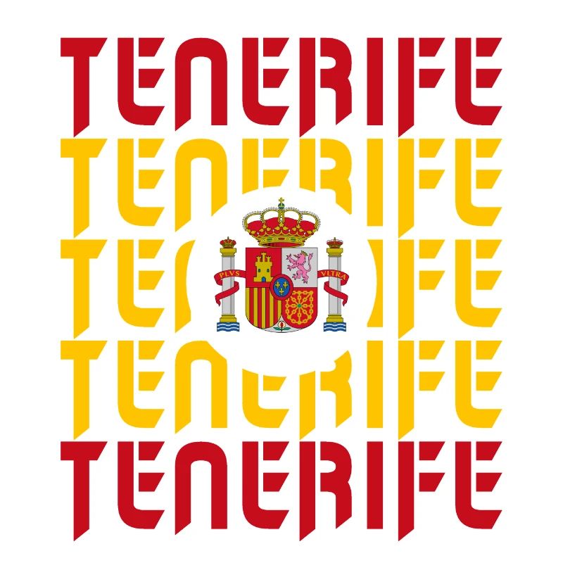 Teneriffa Spanien Flaggen Design