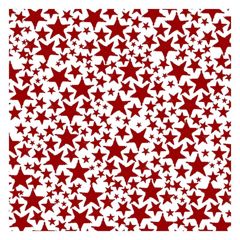 Red star pattern on black background