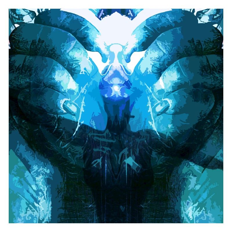 Reflective Deep Blue Creature