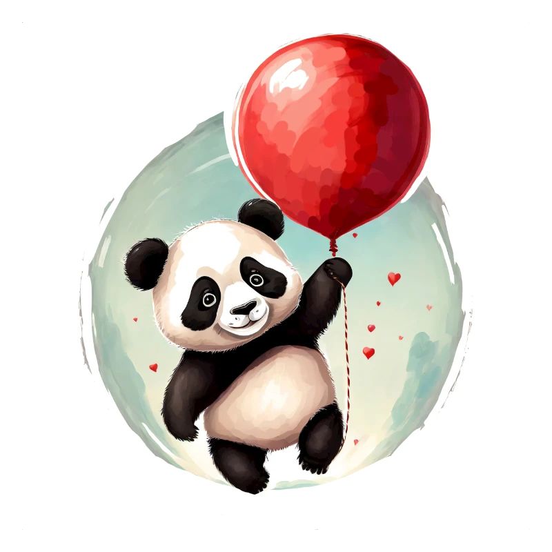 Panda Ours avec Ballon