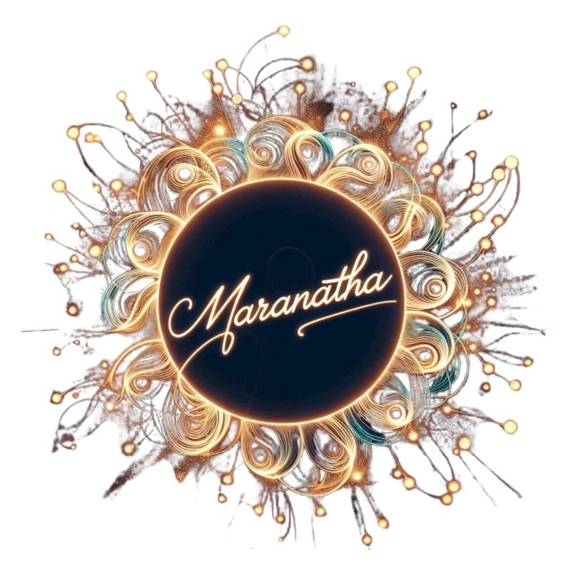 Maranatha Lichtkugel mit Strahlenkranz