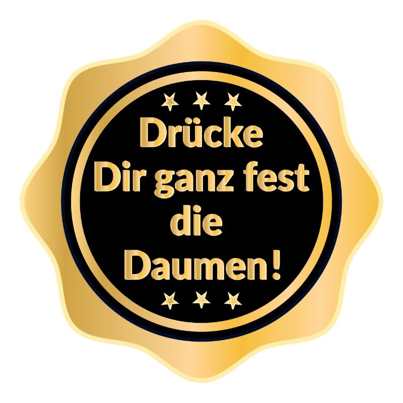 Motivation Drücke dir die Daumen