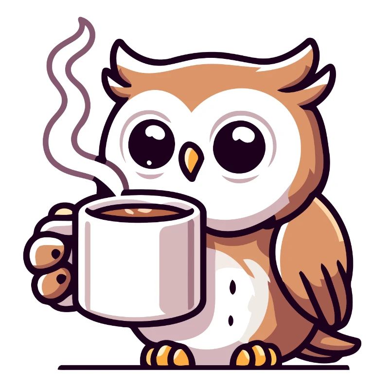 Wise Brew Owl : le compagnon du café du matin