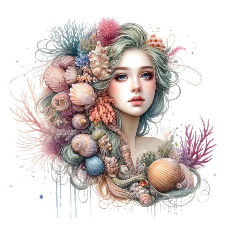 Fantastic, Mermaid, Artwork, Colorful,