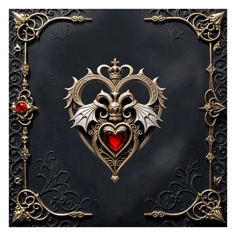 Stunning Gothic Heart