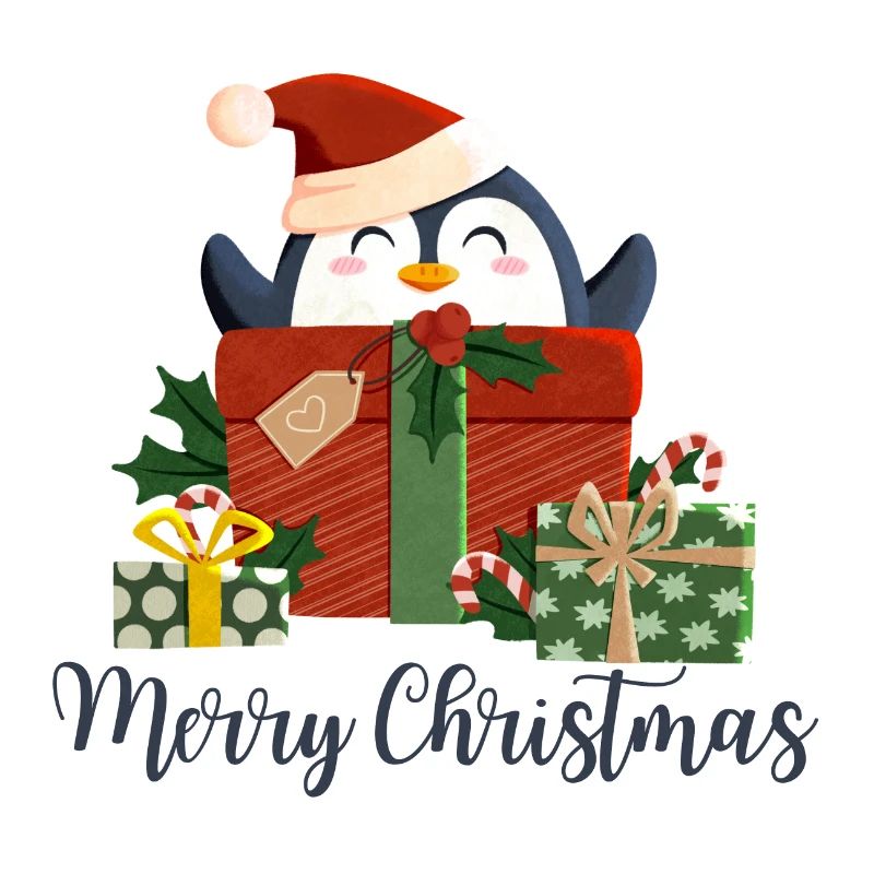 Joyeux Noël - Pingouin de Noël