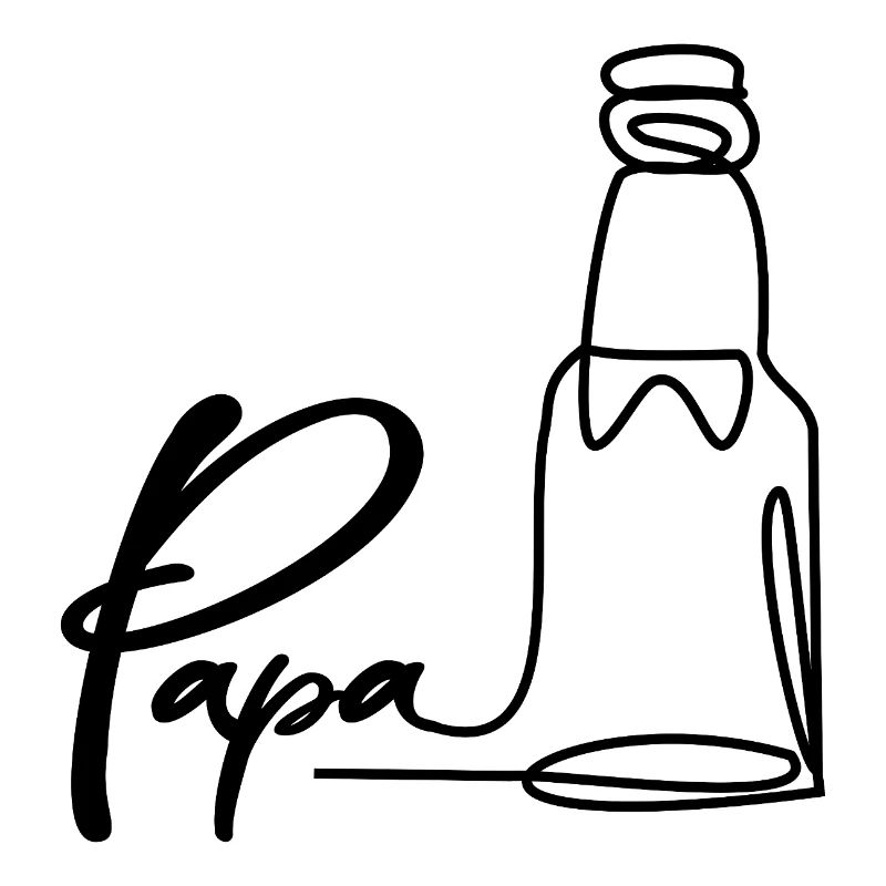 VATERTAG BIER BIERFLASCHE PAPA