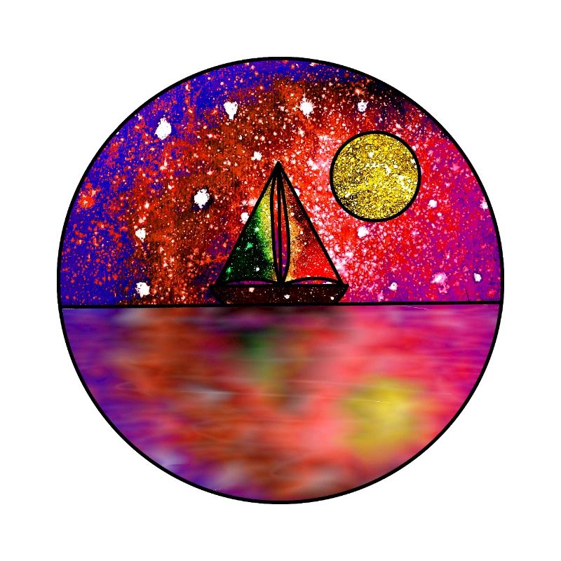 Scène de navigation cosmique