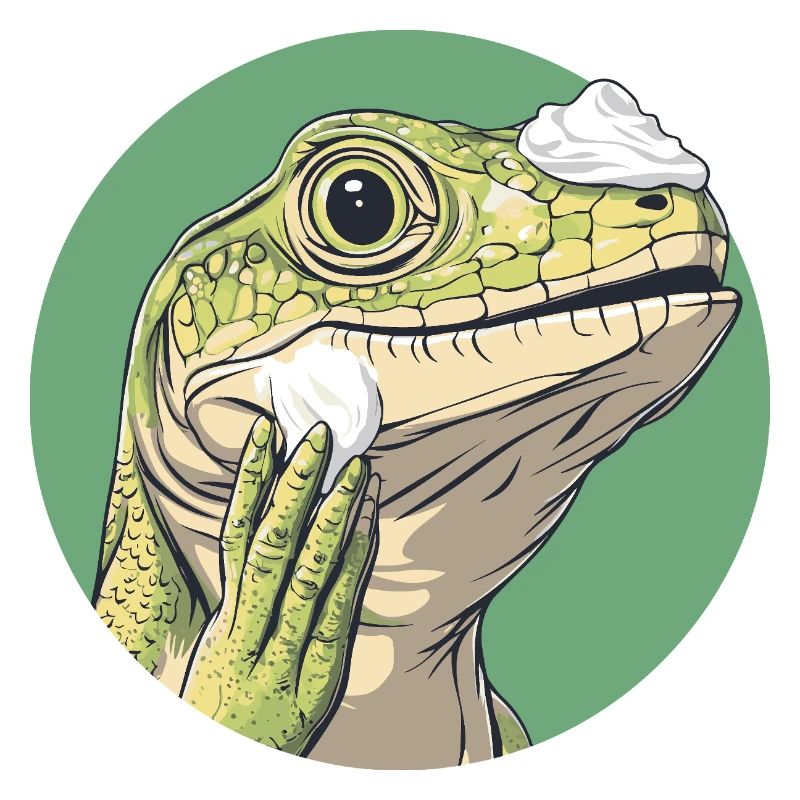 Lizard shaving – smoother than ever!