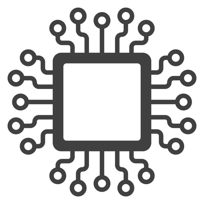 Microchip Circuit Icon Logo
