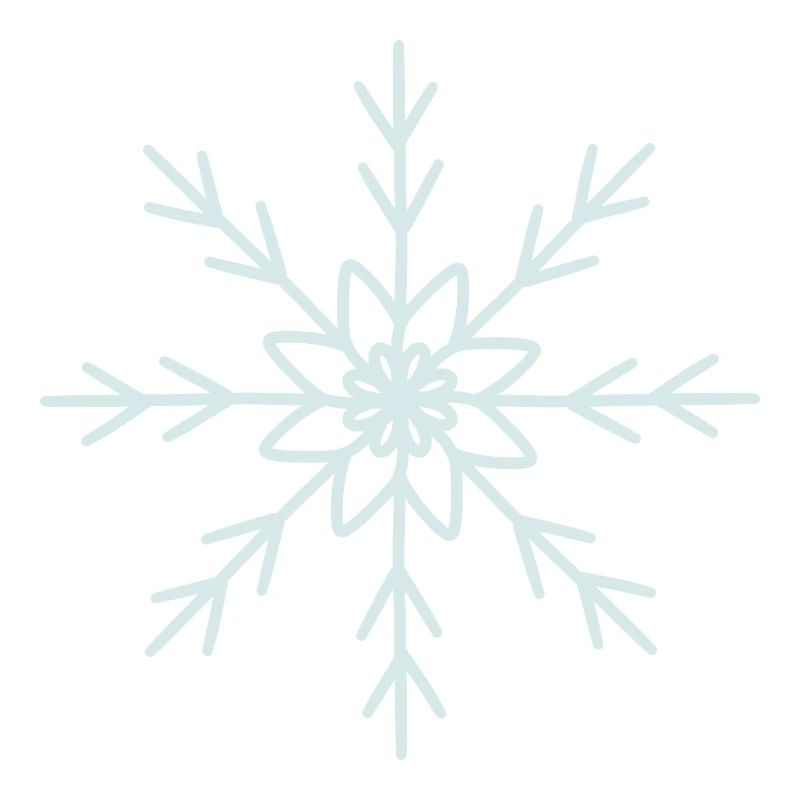 Elegant Snowflake Pattern Design