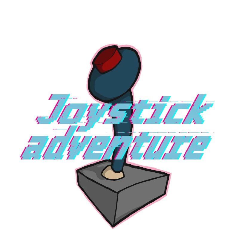 Game Adventure Neon Glitch