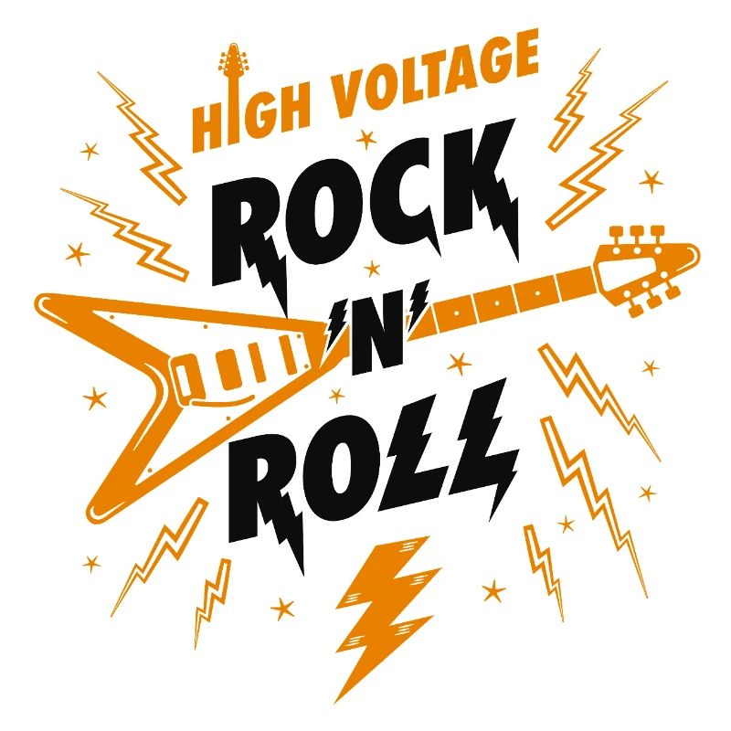 High Voltage Rock N Roll Guitar