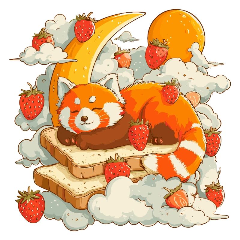 Moon Breakfast Fox