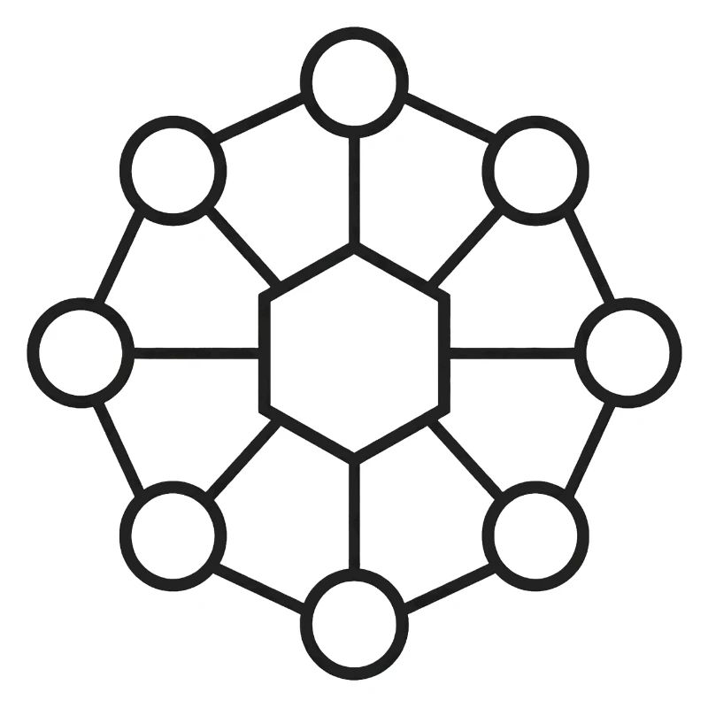Mandala Esagono Geometrico