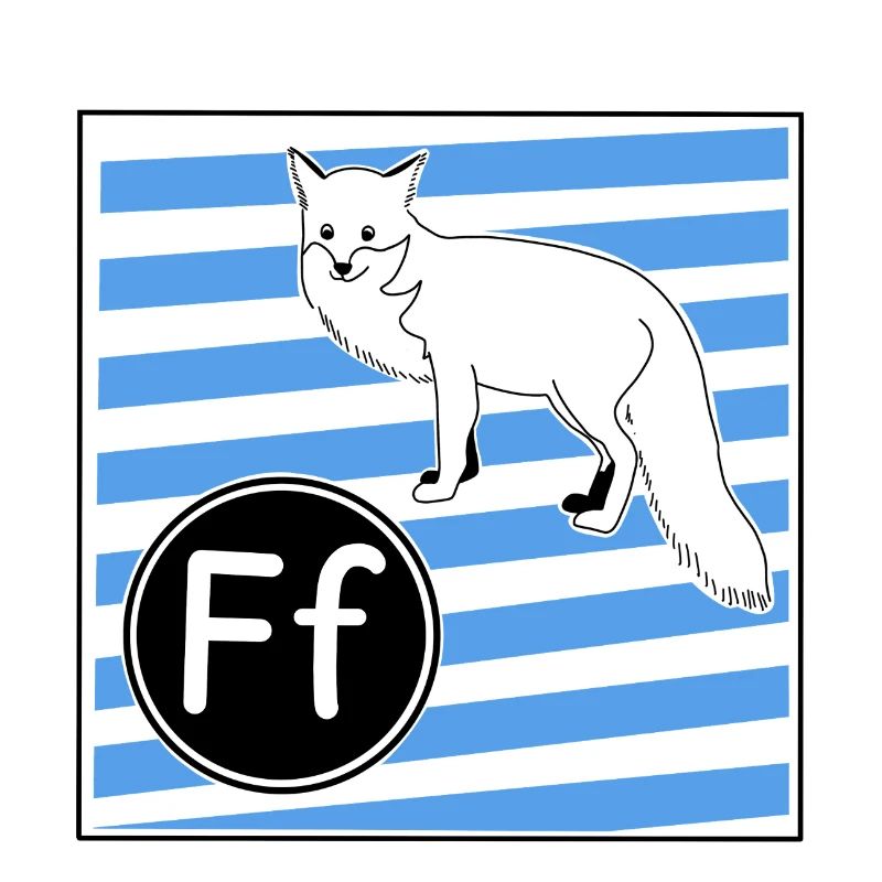 F for Fox (learning to read in primary school)