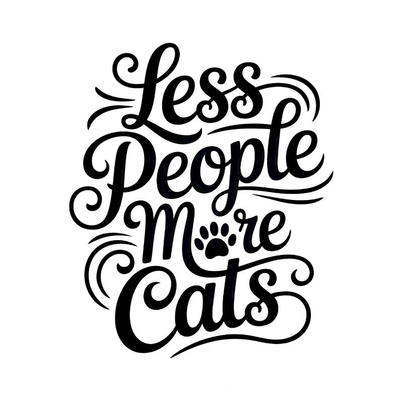 Moins de monde, plus de chats