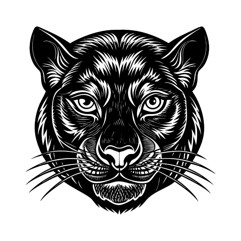 Visage de panthère