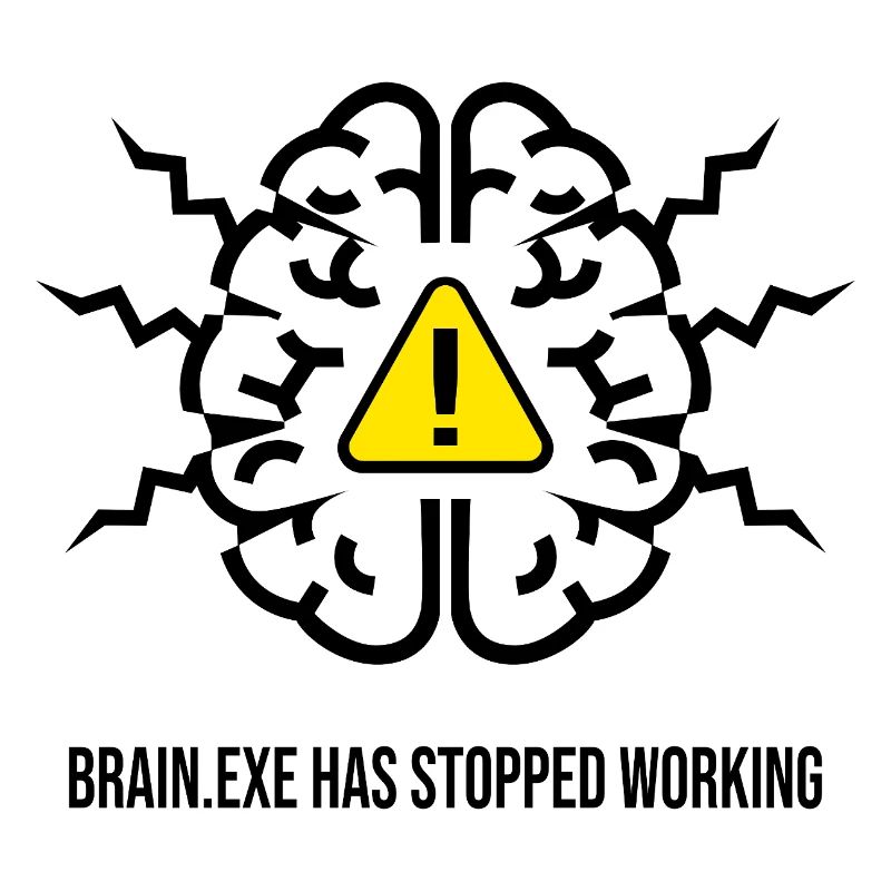 BRAIN.EXE HAS STOPPED WORKING - Panne Cérébrale NO