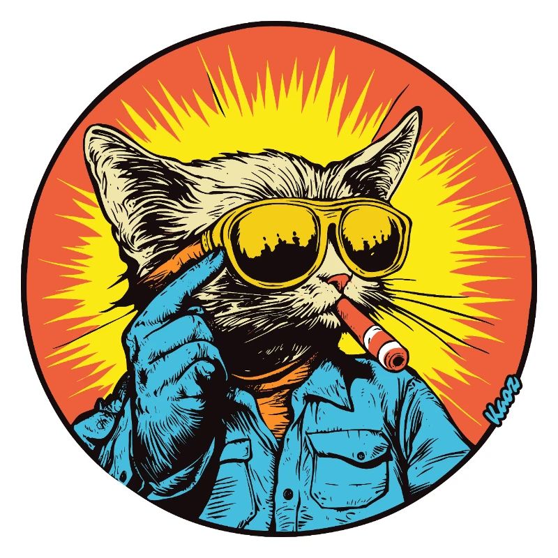 Sunny Cat Rétro Vibe