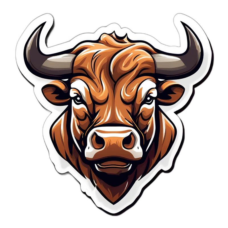 Expressive Taurus Stylized Logo