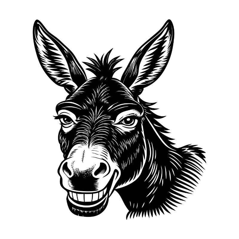 Donkey smile