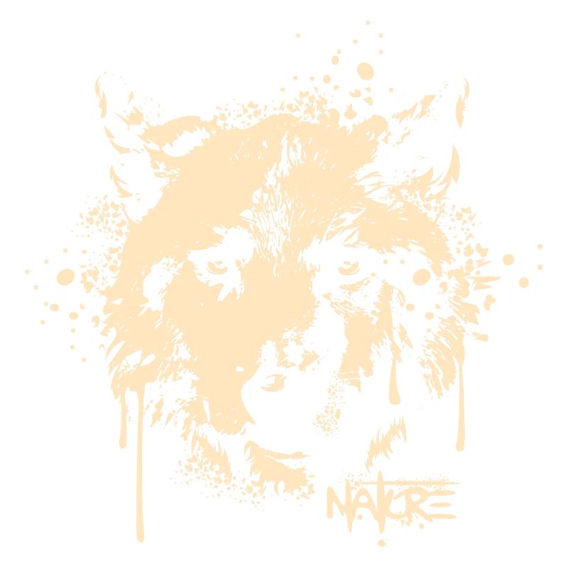 Wolf Hund Graffit Portrait Logo Symbol icon