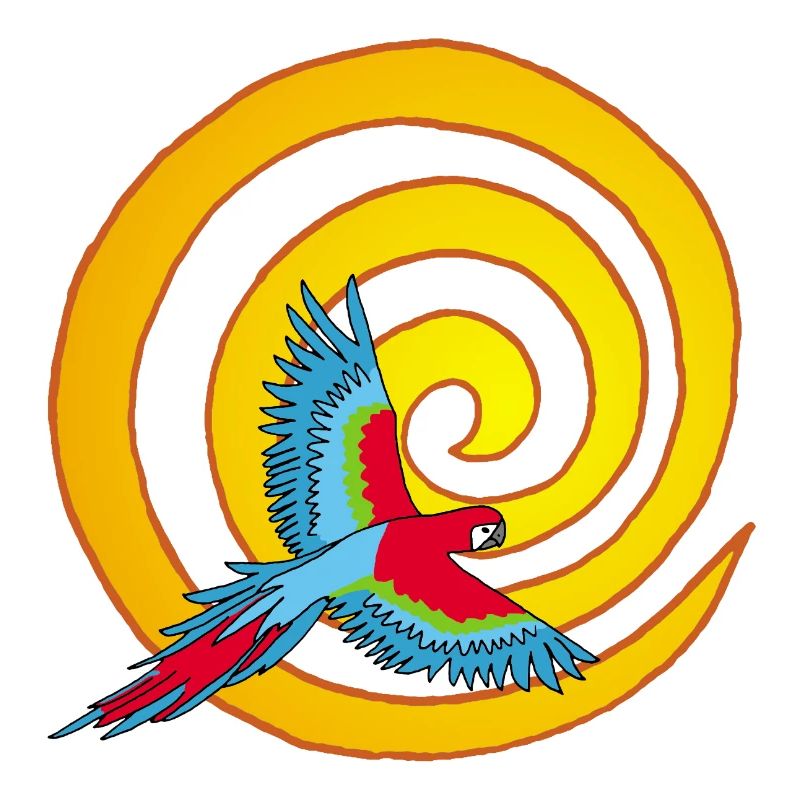 Die Sonne und der Vogel