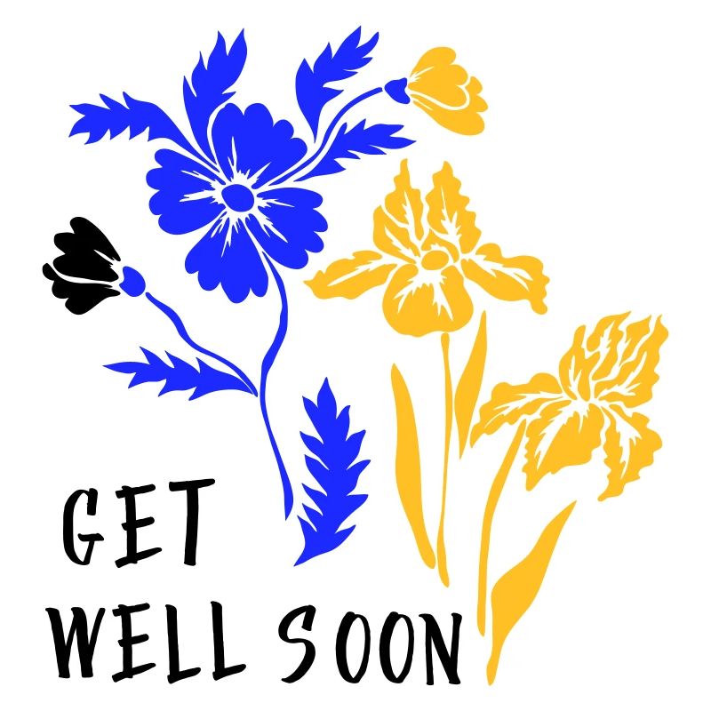 get well soon flower greeting