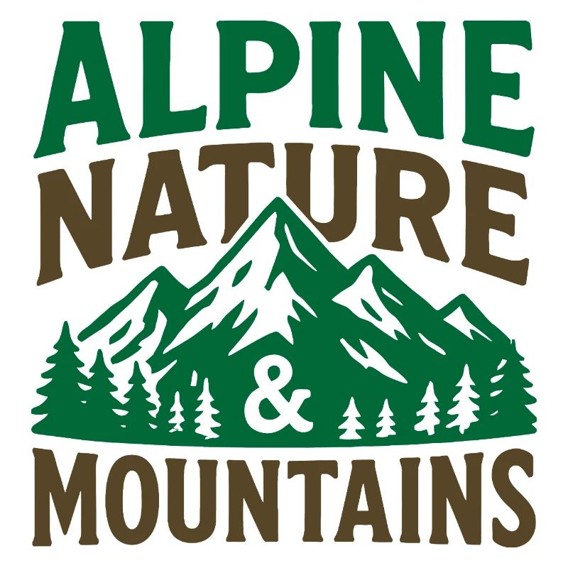 Alpine Mountains Nature Scenic Tee