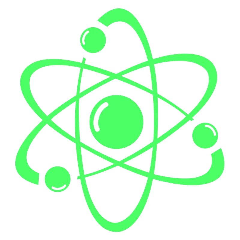 Conception d’atome de néon : image atomique radiante