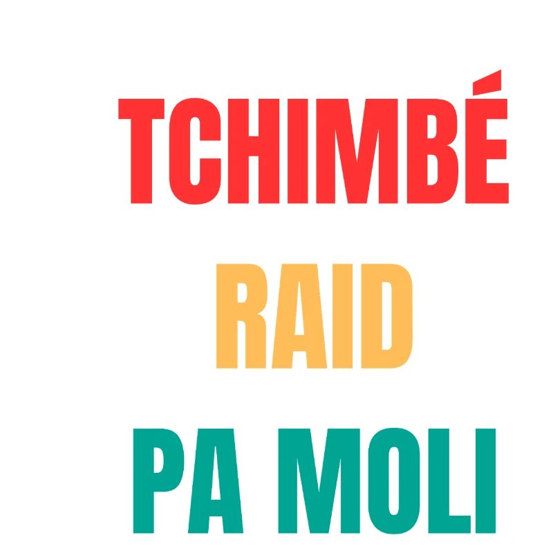 Kreolisches T-Shirt "Tchimbé raid pas moli" – Mut