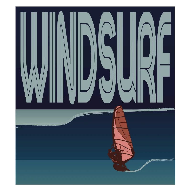 Windsurfer in Welle 