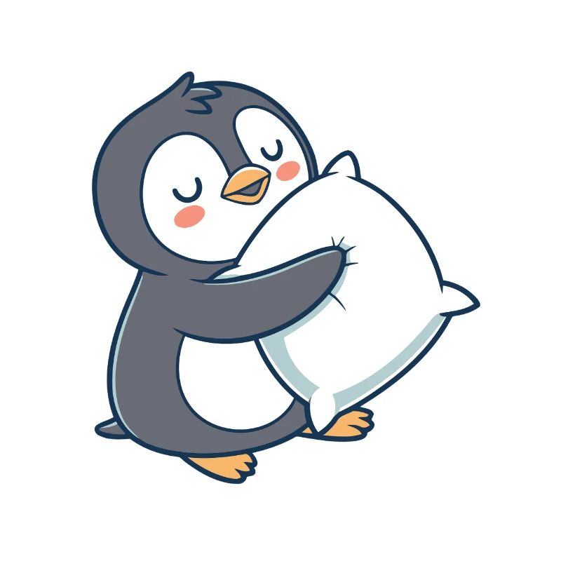 Pastel Cuddly Penguin