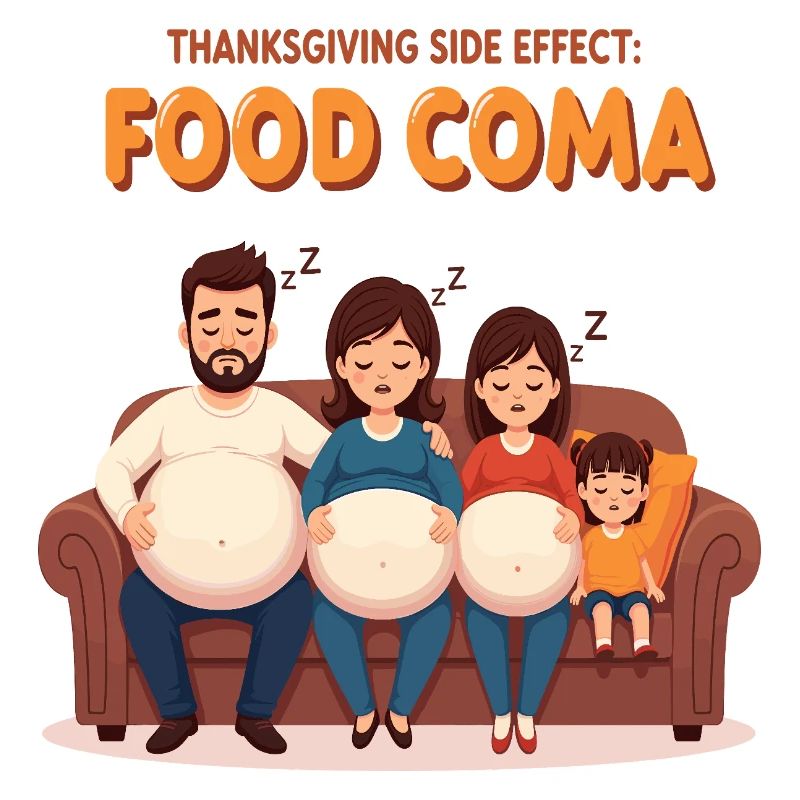 Coma alimentaire de Thanksgiving