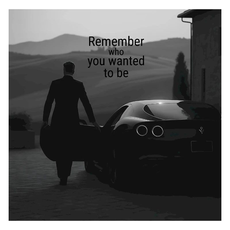 Remember who you wanted to be