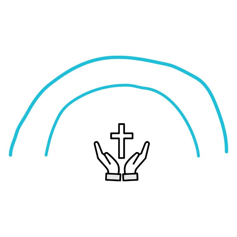 croix catholique irradiante