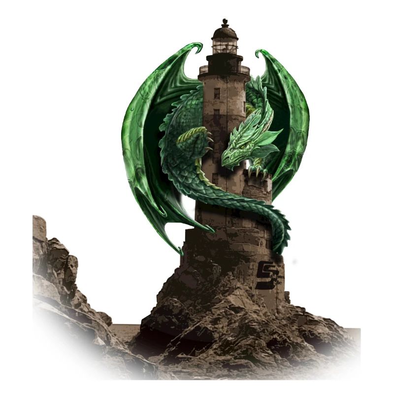 dragon lighthouse by CustomStyle